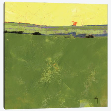 Hot Sky Over Lazy Fields Canvas Print #ICS590} by Paul Bailey Canvas Wall Art