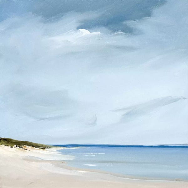 Coastal Sand Dunes: Blue by Rick Fleury