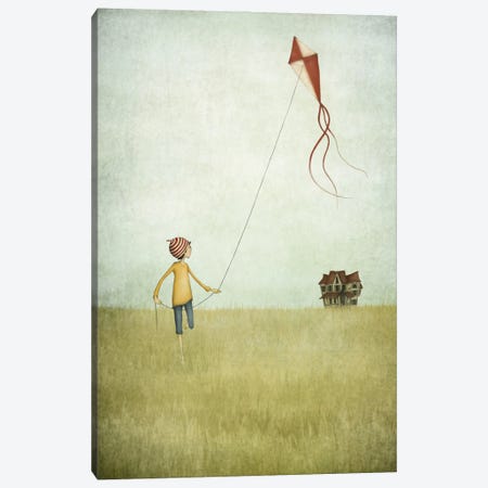 Kite Runner Canvas Print #ICS636} by Majali Canvas Artwork