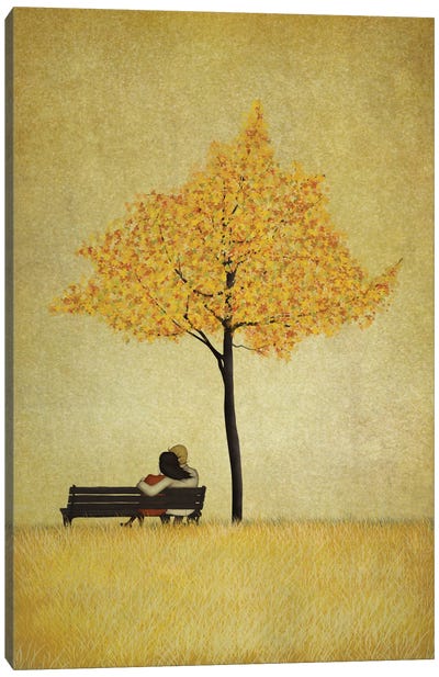 The Cherry Tree - Fall Canvas Art Print - Majali
