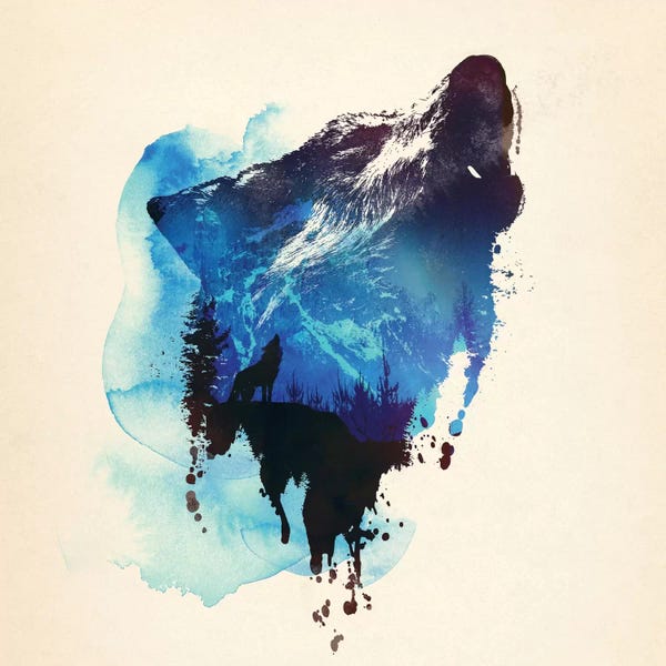 Wolves: Alone As A Wolf by Robert Farkas