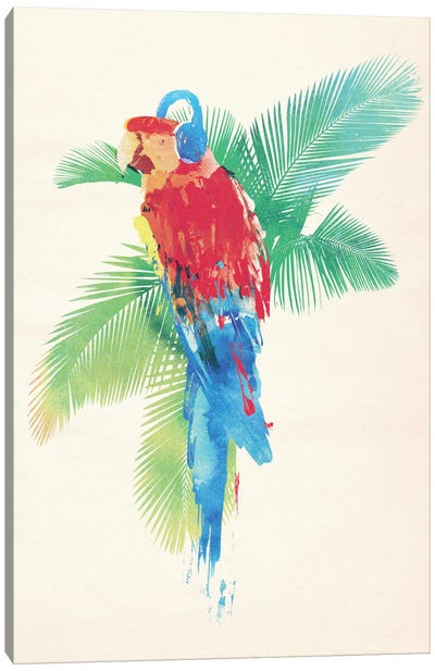 Tropical Party Canvas Art Print - Robert Farkas