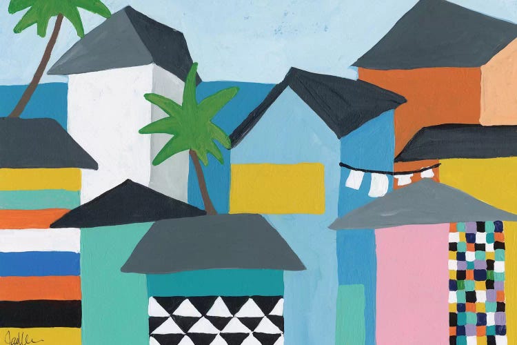 Beachfront Property III by Jan Weiss wall art