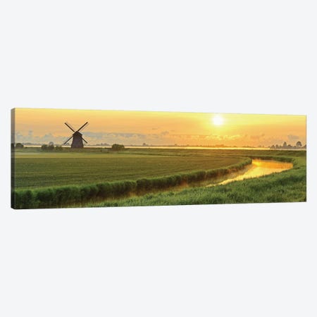 Morning Meadow Canvas Print #ICS673} by Lars van de Goor Canvas Art Print