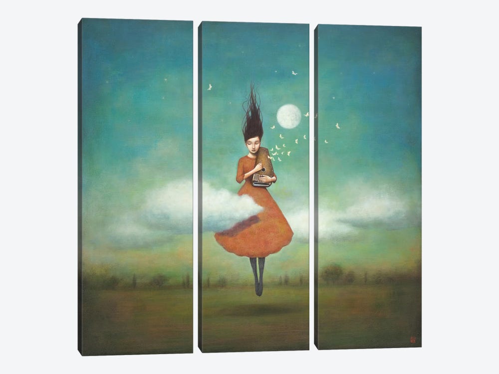 High Notes For Low Clouds by Duy Huynh 3-piece Canvas Art Print