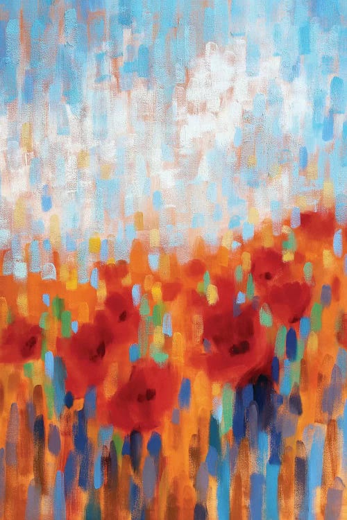 Poppy Walk by Claire Hardy wall art