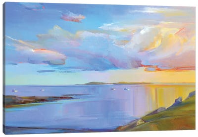 Summer Cove Canvas Art Print - Lake Art
