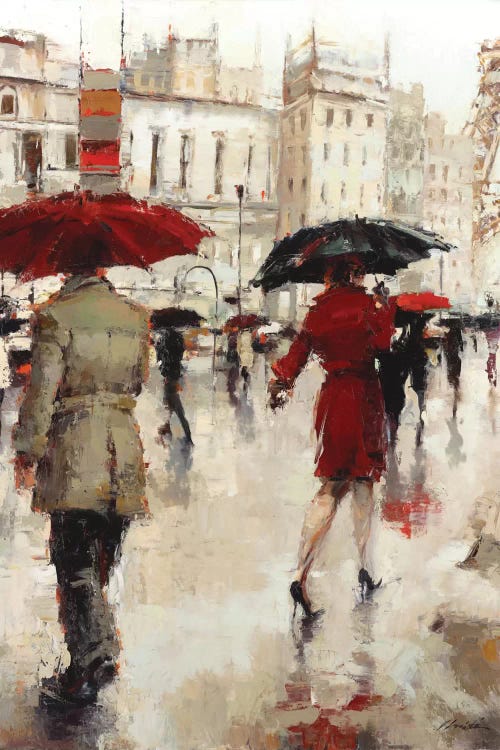 Parting On A Paris Street by Lorraine Christie wall art