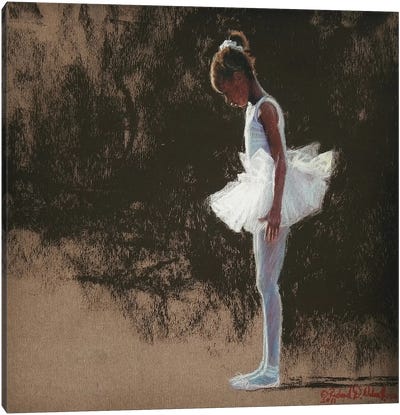 Anticipation Canvas Art Print - Ballet Art