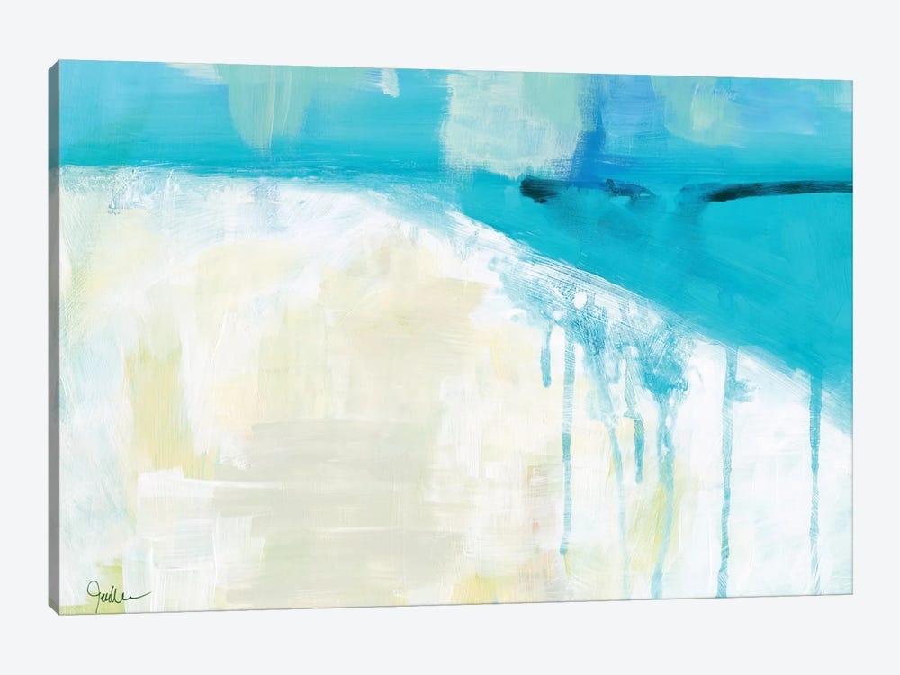 Coastal Blues I by Jan Weiss 1-piece Canvas Art Print