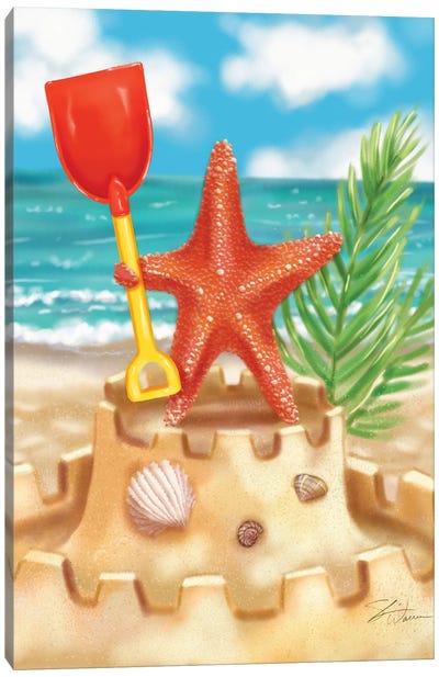 Beach Friends - Starfish Canvas Art Print