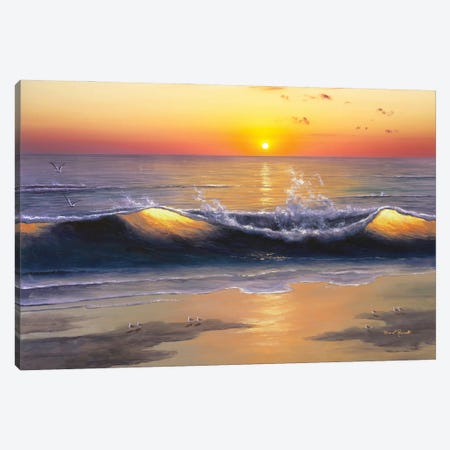 Sunset Nights Canvas Print #ICS858} by Diane Romanello Art Print