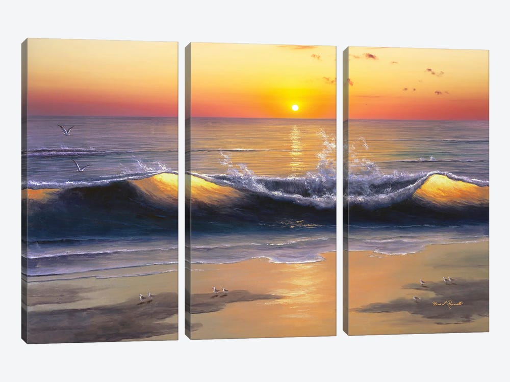 Sunset Nights by Diane Romanello 3-piece Canvas Artwork