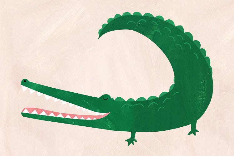 Crocodile by Emily Kopcik wall art