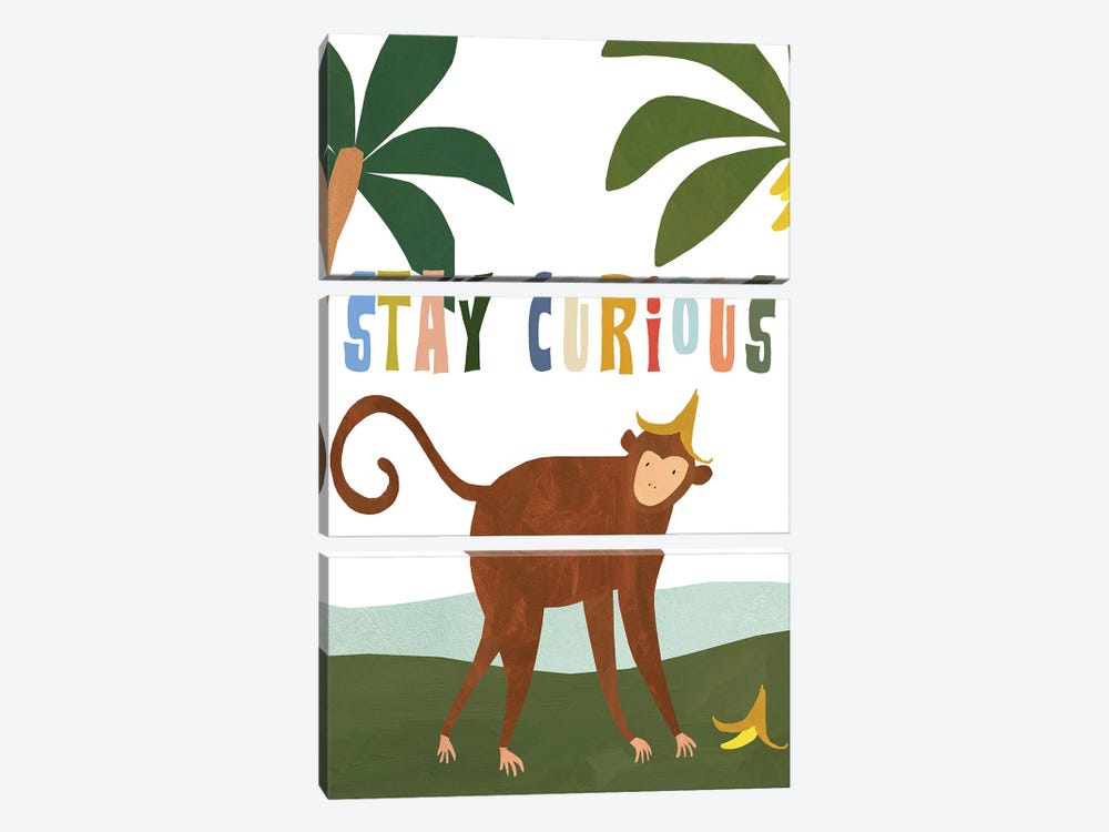 Stay Curious by Emily Kopcik 3-piece Canvas Artwork