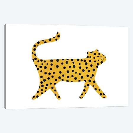 Cheetah Canvas Print #ICS897} by Emily Kopcik Canvas Artwork
