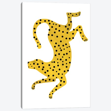 Dotted Cheetah Canvas Print #ICS898} by Emily Kopcik Art Print