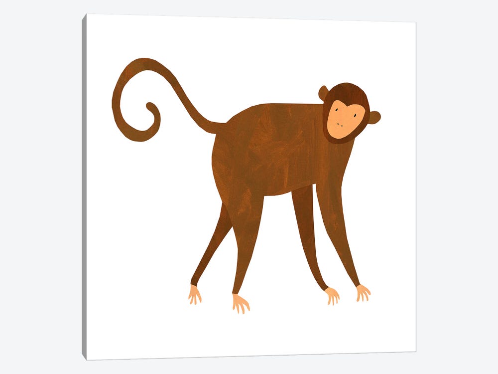 Monkey by Emily Kopcik 1-piece Canvas Print