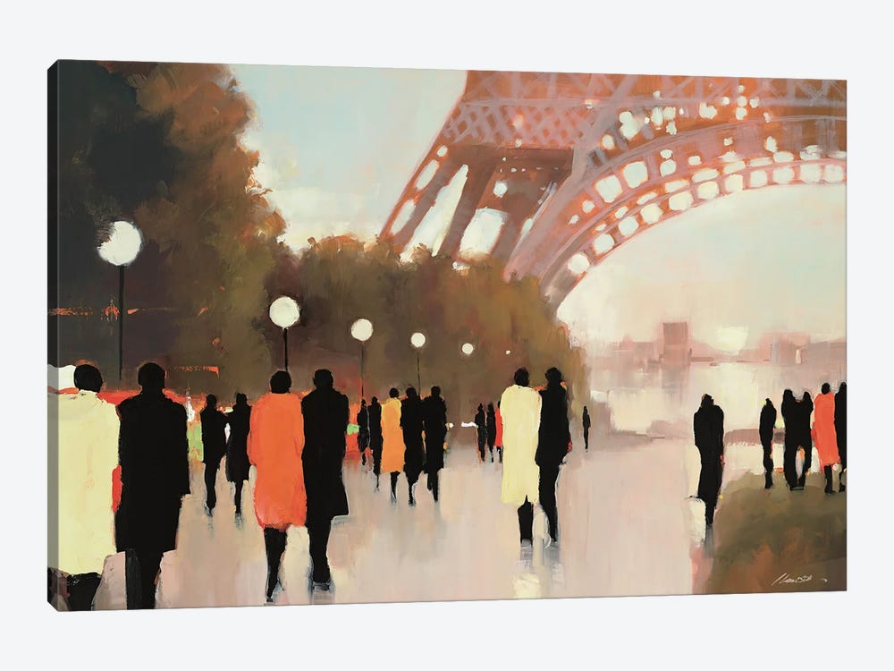 Paris Remembered by Lorraine Christie 1-piece Canvas Print