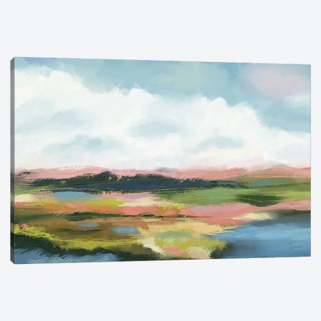 Marsh Scenic Canvas Print #ICS925} by Tina Finn Canvas Artwork