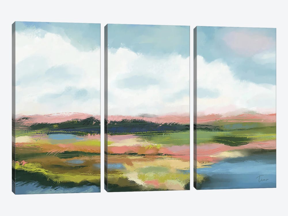 Marsh Scenic by Tina Finn 3-piece Art Print