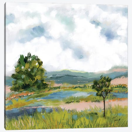Scenic Hills Canvas Print #ICS926} by Tina Finn Canvas Wall Art