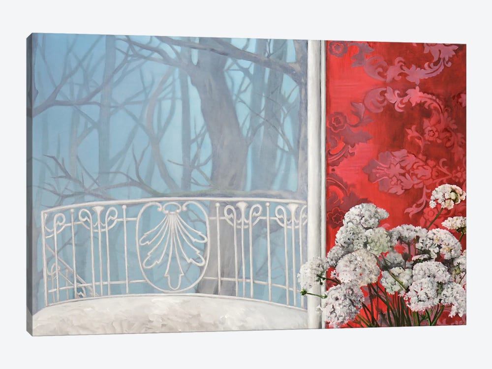 Fog In The Trees by Ilaria Caputo 1-piece Canvas Wall Art