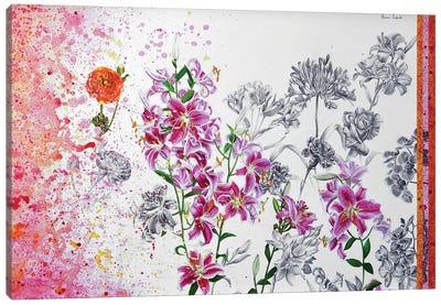 Free Flowers Canvas Art Print - Ilaria Caputo