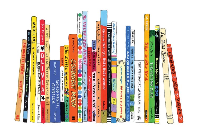 Kids by Ideal Bookshelf wall art