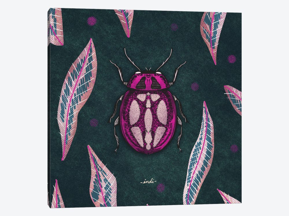 Bug III Square by Indi Maverick 1-piece Canvas Print