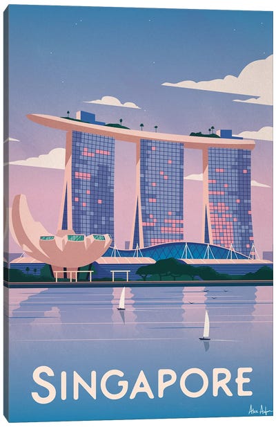 Singapore Canvas Art Print