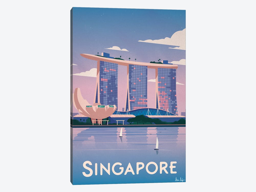 Singapore by IdeaStorm Studios 1-piece Canvas Art Print
