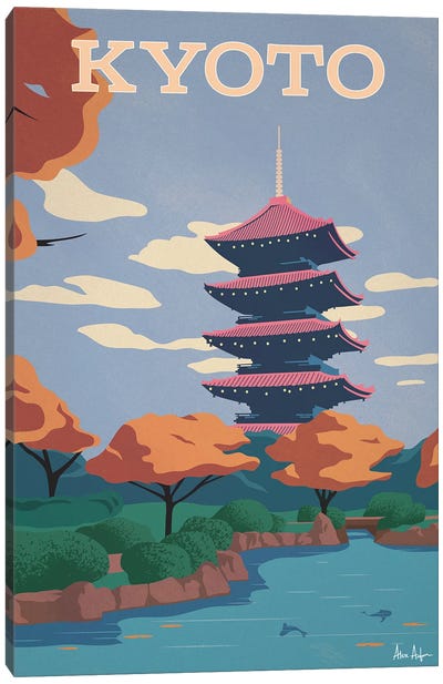 Kyoto Canvas Art Print - IdeaStorm Studios