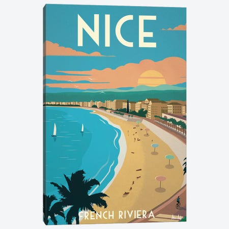 Nice Poster Canvas Print #IDS104} by IdeaStorm Studios Canvas Wall Art