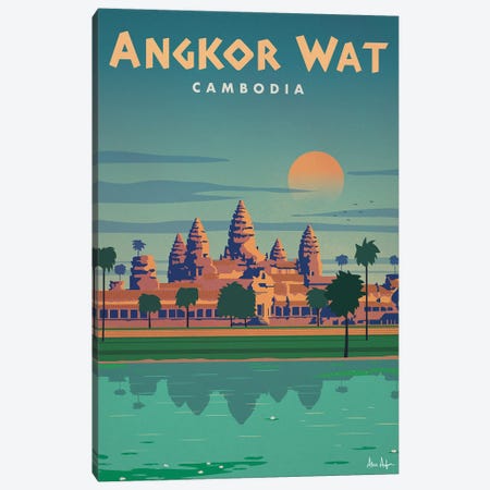 Angkor Wat Canvas Print #IDS106} by IdeaStorm Studios Canvas Wall Art