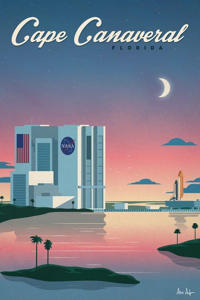 IdeaStorm Studios: Cape Canaveral Poster by IdeaStorm Studios