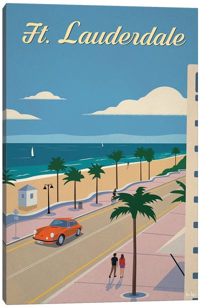 Fort Lauderdale Canvas Art Print - Travel Posters