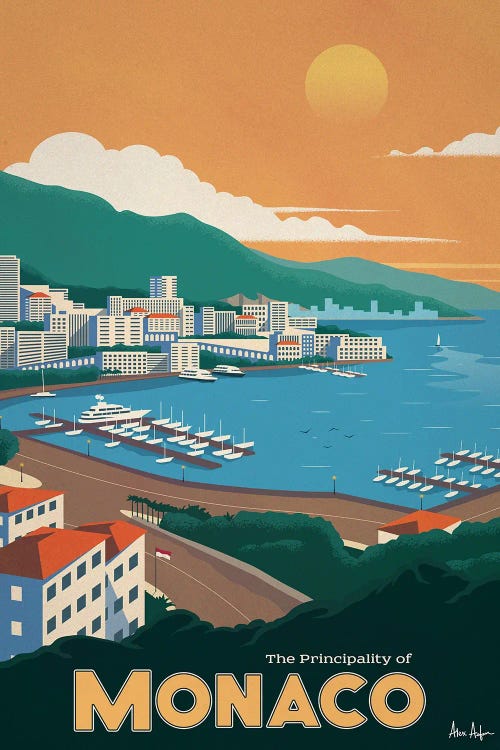Monaco by IdeaStorm Studios wall art