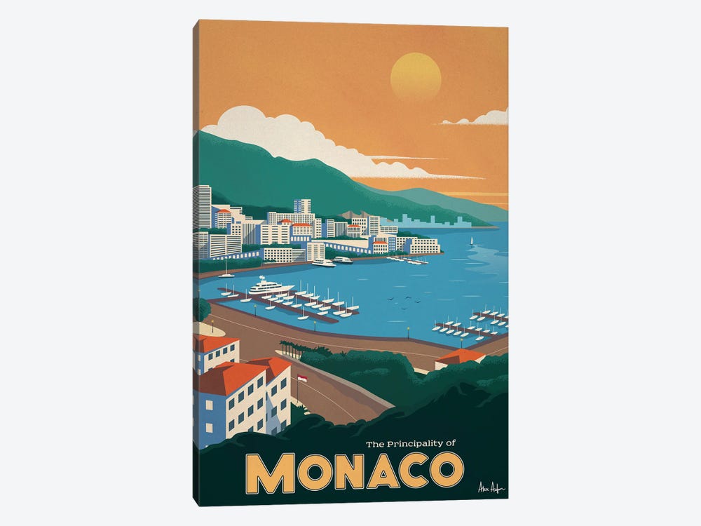 Monaco by IdeaStorm Studios 1-piece Canvas Print