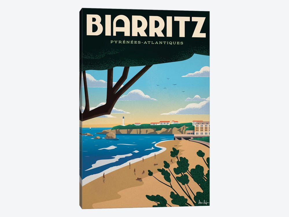 Biarritz by IdeaStorm Studios 1-piece Canvas Artwork