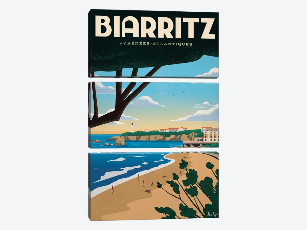Biarritz by IdeaStorm Studios 3-piece Canvas Art