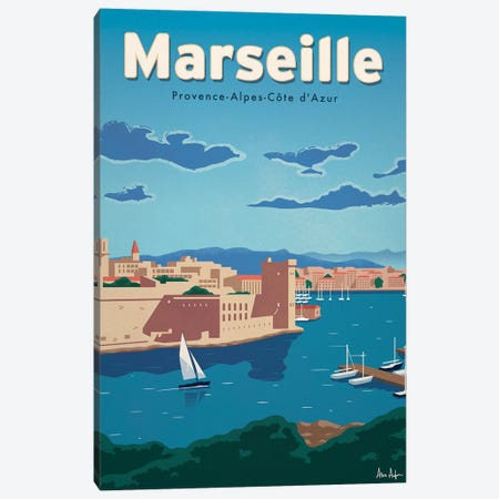 Marseille Canvas Print #IDS117} by IdeaStorm Studios Canvas Print