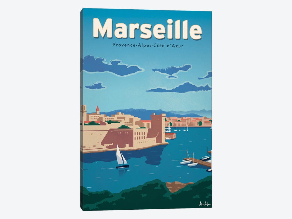 Marseille by IdeaStorm Studios 1-piece Art Print
