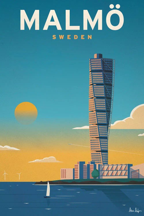 Malmo by IdeaStorm Studios wall art