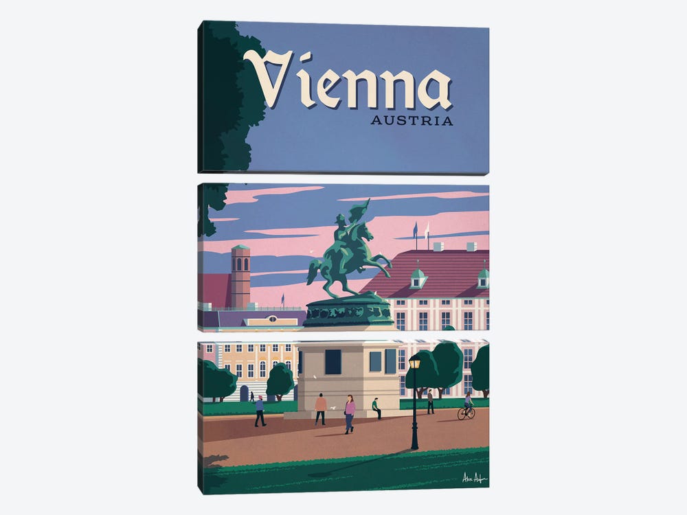 Vienna by IdeaStorm Studios 3-piece Canvas Art Print