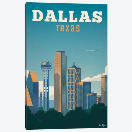 Dallas Canvas Print #IDS11} by IdeaStorm Studios Canvas Art Print
