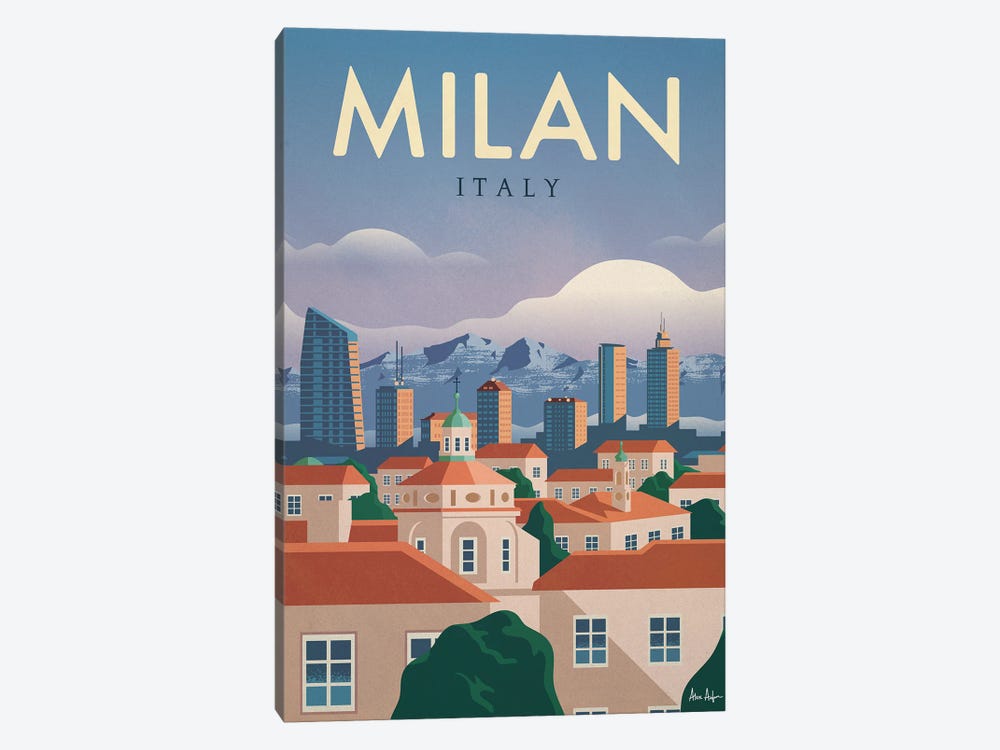 Milan by IdeaStorm Studios 1-piece Canvas Print
