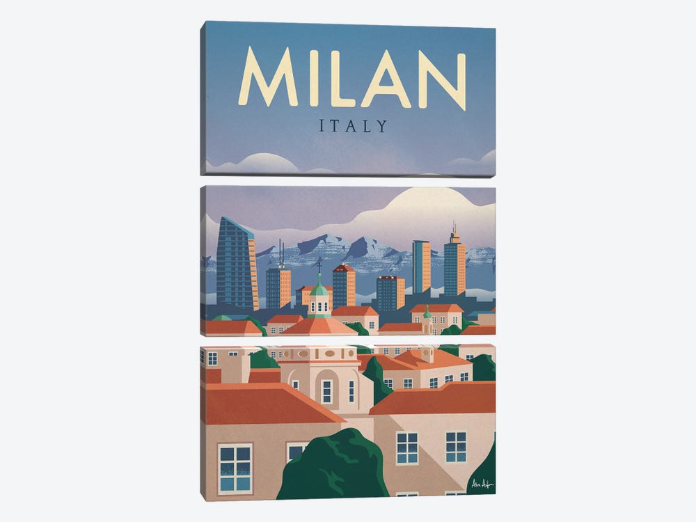 Milan by IdeaStorm Studios 3-piece Art Print