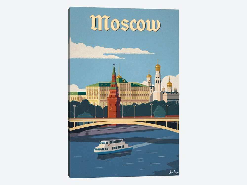 Moscow River by IdeaStorm Studios 1-piece Canvas Art