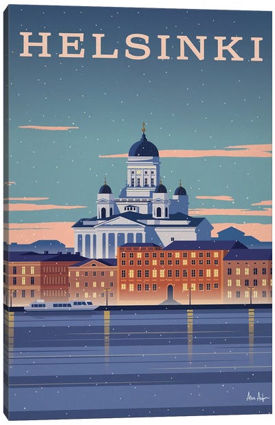 Helsinki Canvas Art Print - IdeaStorm Studios